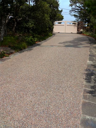 Washed Aggregate Driveway