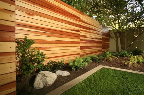 Modern Wood FenceGates and FencingLisa Cox Landscape DesignSolvang, CA