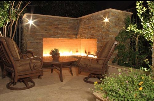 Modern Outdoor Stone Fireplaces