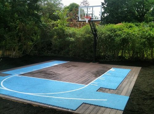 Small Backyard Basketball Courts