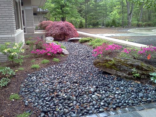Mexican Beach Pebbles Landscaping