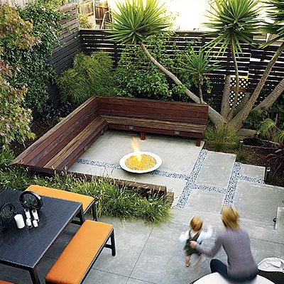 Create levels in a small yard From Sunset.com