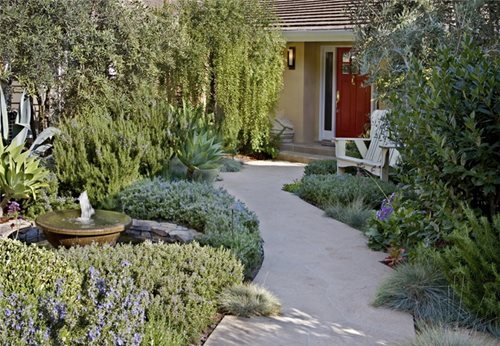front yard landscaping ideas for small. Intimate Front Entry Garden