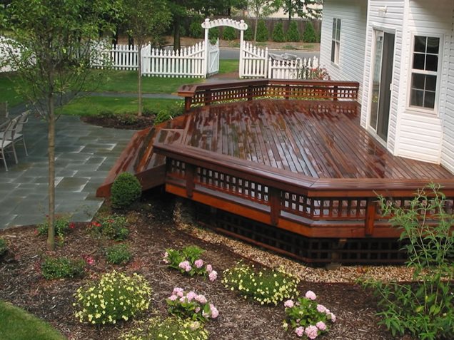Deck Design with Landscaping