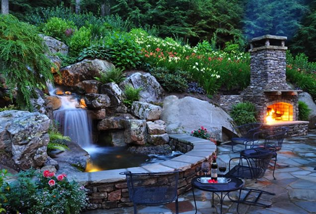 Backyard Waterfall Designs