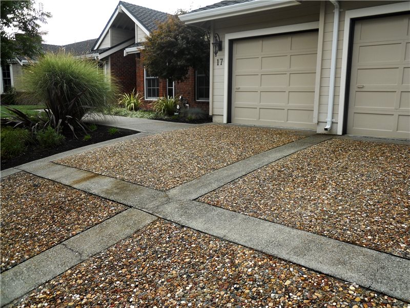 Concrete Driveway Landscaping - Landscaping Network