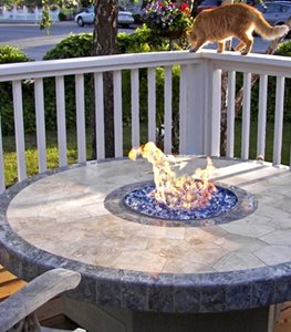 Fire Pit Tables Landscaping Network, Citronella Fire Pit Rocks