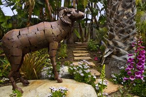 雕塑，金属，RAM装饰和配件园林绿化网络Calimesa，CA