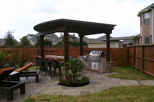 Grill, Pergola, Backyard, Barstools
Outdoor Kitchen
RockFrog Backyard Escapes
Katy, TX