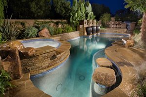豪华游泳池Alderete Pools Inc.加利福尼亚州圣克莱门特