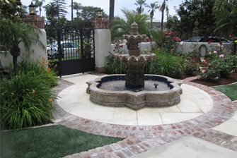 fountain landscaping