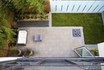 Patio from above