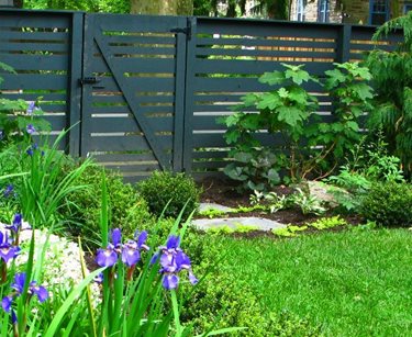 Horizontal Fence Boards, Black Fence
Gates and Fencing
Livable Landscapes
Wyndmoor, PA