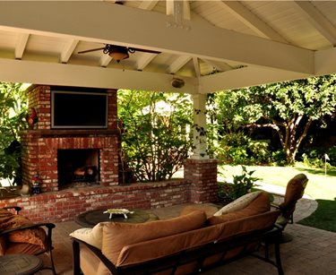 Outdoor Fireplace And Tv
Outdoor Fireplace
The Green Scene
Chatsworth, CA
