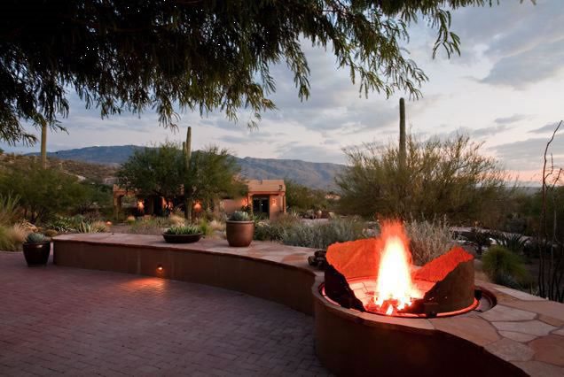 Custom Fire Pit, Corten Steel
Arizona Landscaping
Boxhill Landscape Design
Tucson, AZ
