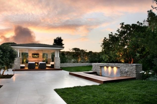 The Landscape Design Of The Backyard