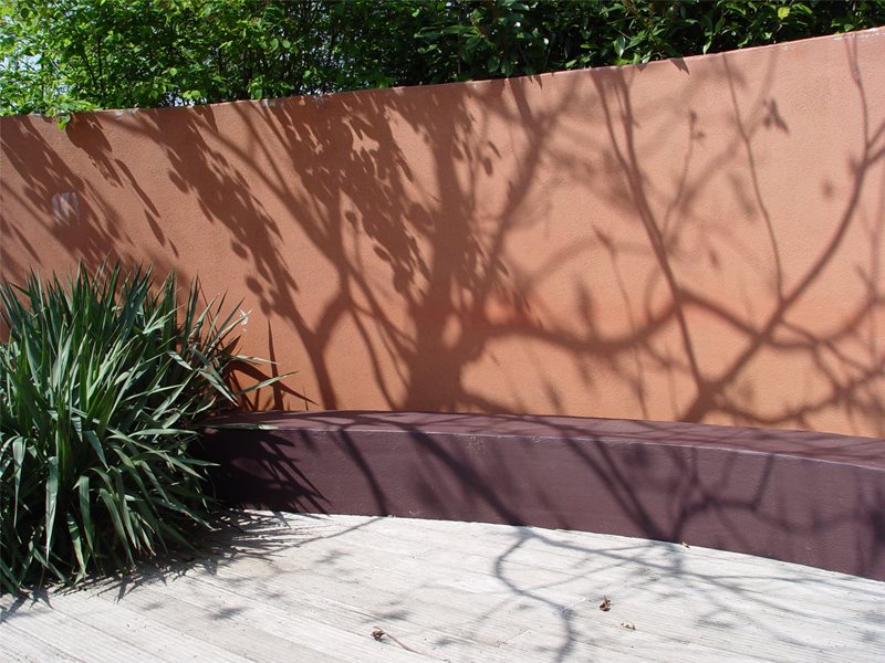 Colorful Garden Wall
Built-In Seating
Maureen Gilmer
Morongo Valley, CA