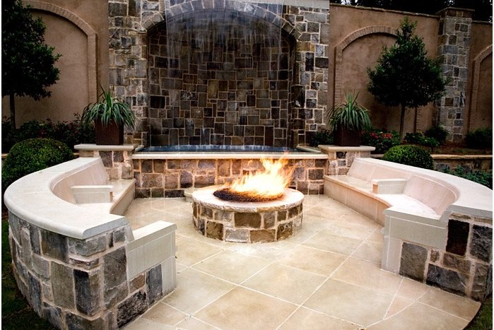 Fire Pit Design, Fire Pit Seating
Built-In Seating
Ed Castro Landscape
Roswell, GA