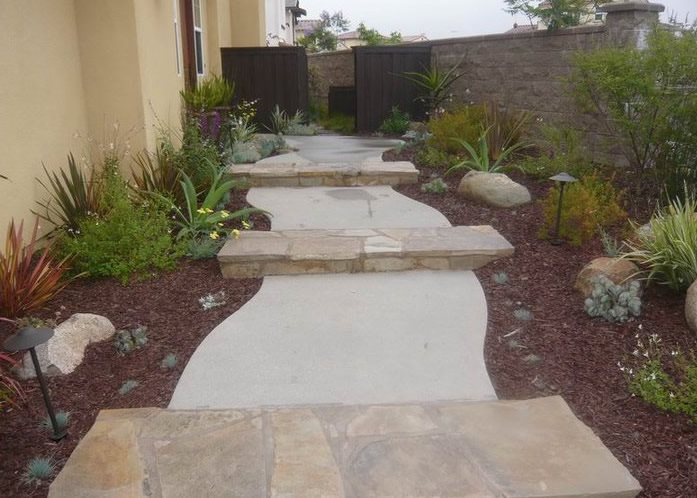 Walkway, Steps, Concrete, Stone
Concrete Walkway
Quality Living Landscape
San Marcos, CA