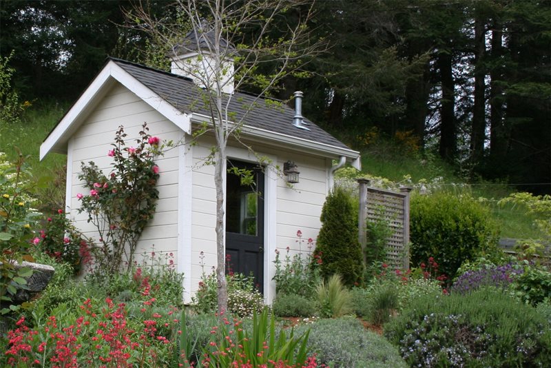 花园棚吉纳维夫施密特景观设计和精细维护阿卡塔，加州