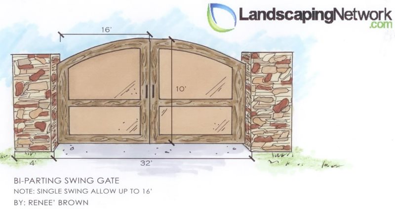 Entry Gate Drawing
Landscape Drawings
Landscaping Network
Calimesa, CA