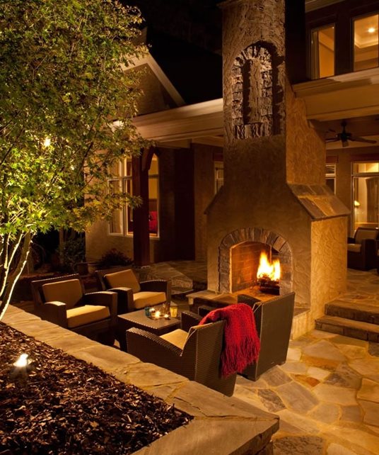 Outdoor Fireplace Patio
Lighting
J'Nell Bryson Landscape Architecture
Charlotte, NC