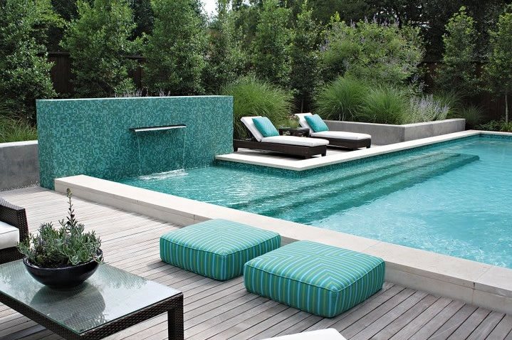 泳池水功能马赛克瓷砖Bonick美化达拉斯，德克萨斯州达拉斯