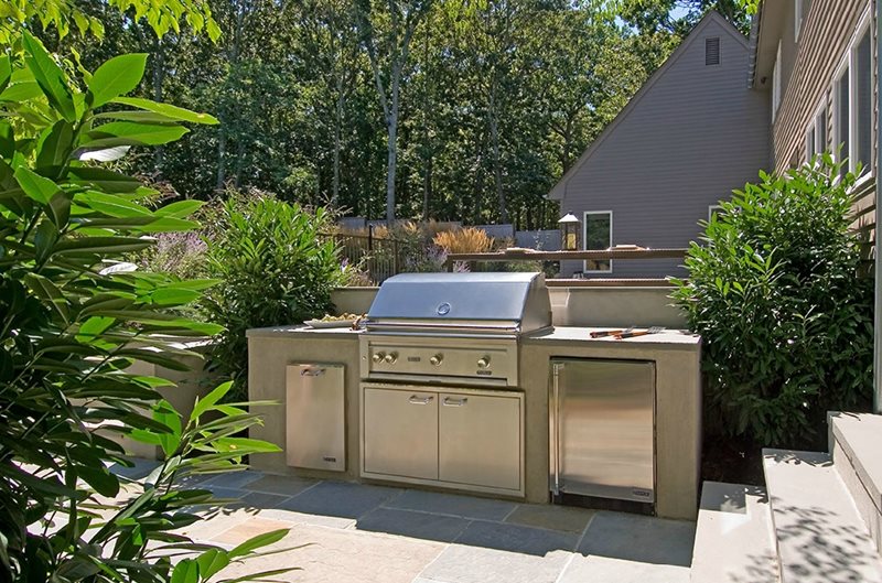 Backyard Small Outdoor Kitchen
New York Landscaping
Barry Block Landscape Design & Contracting
East Moriches, NY