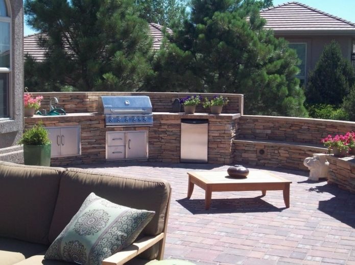 Built In Bbq, Backyard Kitchen
Outdoor Kitchen
Green Scapes Landscaping
Colorado Springs, CO