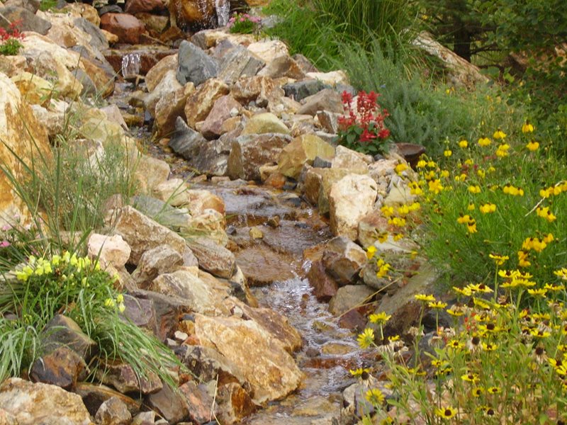 天然水特征，瀑布园林绿化池塘和瀑布石头瀑布景观莱克伍德，有限公司