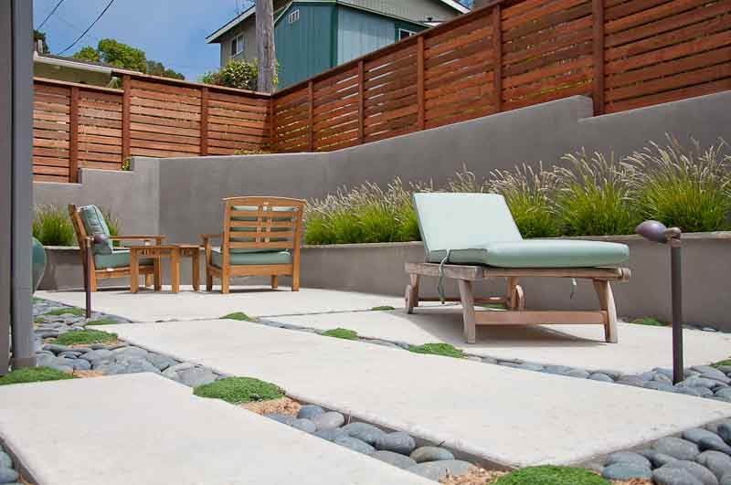 Modern Patio Design, Gray Retaining Wall, Privacy Fence
Recently Added
Ecotones Landscapes
Cambria, CA