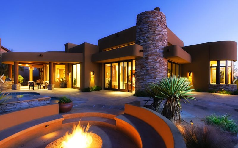 xerisscape后院最近添加了Boxhill景观设计图森，亚利桑那州