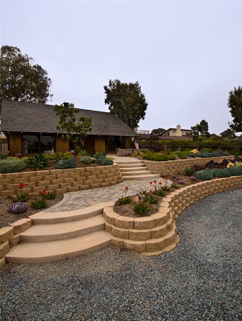 Front Yard, Retaining Walls, Block, Succulents
Retaining and Landscape Wall
Landscaping Network
Calimesa, CA