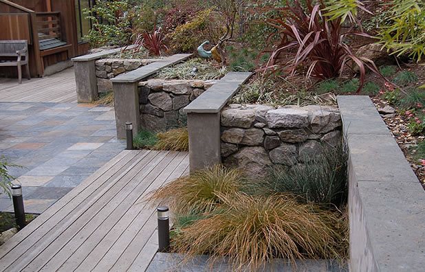 Garden Walls, Materials, Stone, Stucco
Retaining and Landscape Wall
Huettl Landscape Architecture
Walnut Creek, CA