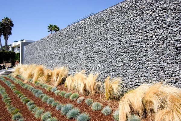 Tall Gabion, Gabion Wall
Retaining and Landscape Wall
Grounded Landscape Architecture and Planning
Encinitas, CA