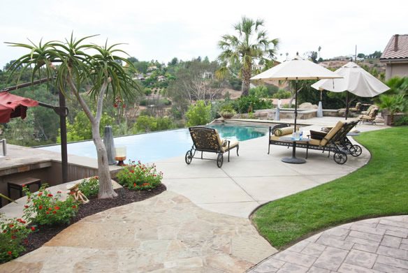 Concrete Pool Deck, Stamped, Colored
San Diego Landscaping
DC West Construction Inc.
Carlsbad, CA