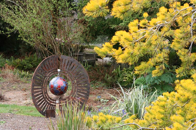 Mendocino Botanical, Garden Art
Sculpture in the Garden
Genevieve Schmidt Landscape Design and Fine Maintenance
Arcata, CA