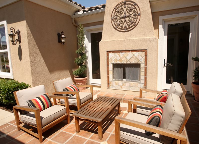 Southwest Patio Fireplace, Stucco Tile Fireplace
Seating Area
Landscaping Network
Calimesa, CA