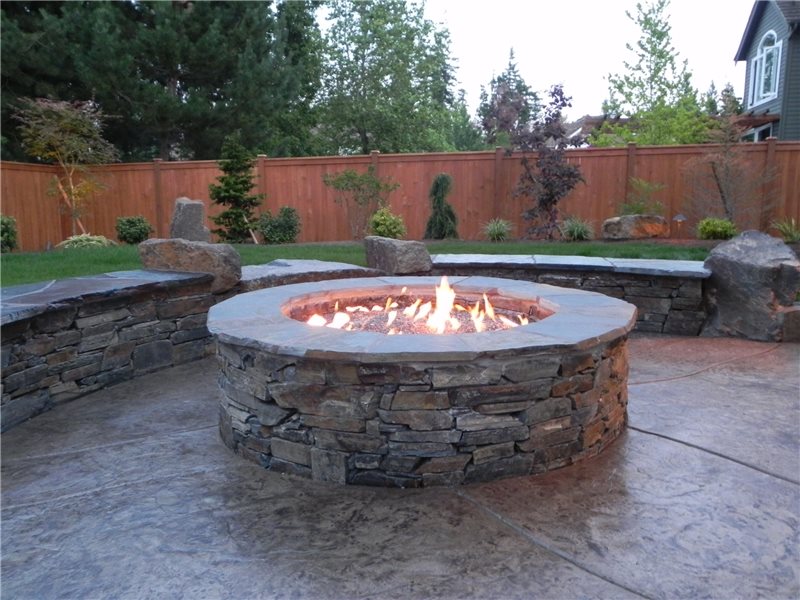 Round Gas Fire Pit
Seattle Landscaping
Sublime Garden Design
Snohomish, WA