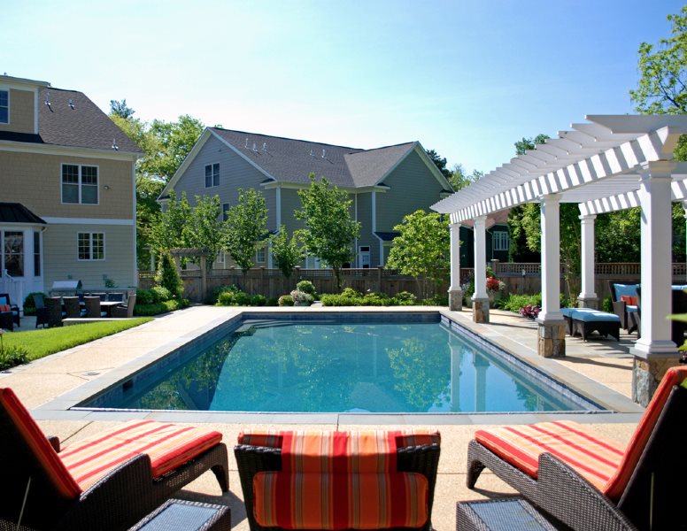 traditional pool - olney, md - photo gallery - landscaping