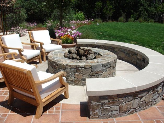Outdoor Fire Pit Design Ideas, Outdoor Patio With Fire Pit Ideas