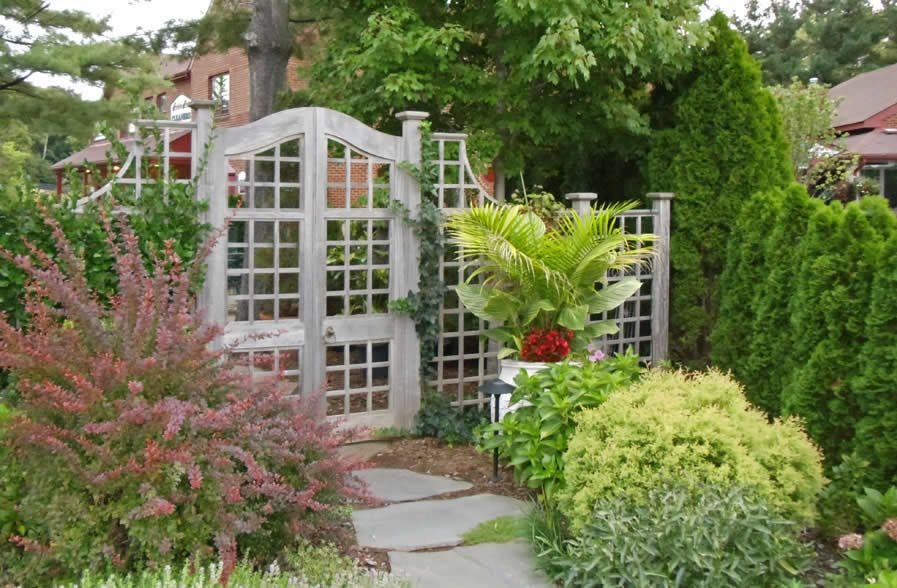 Landscape Fence Ideas And Gates, Entry Gate Landscaping Ideas