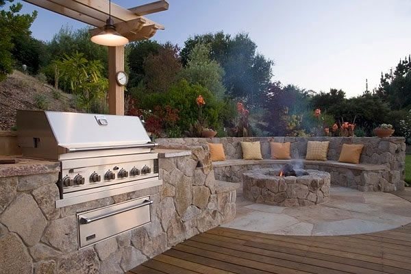 Stone Veneer For Outdoor Kitchens, Stone Outdoor Grill