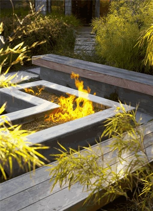 modern concrete fire pit design tips - landscaping network