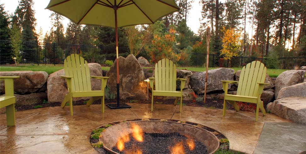 Recycled Fire Pit
Concrete Paving
Copper Creek Landscaping, Inc.
Mead, WA
