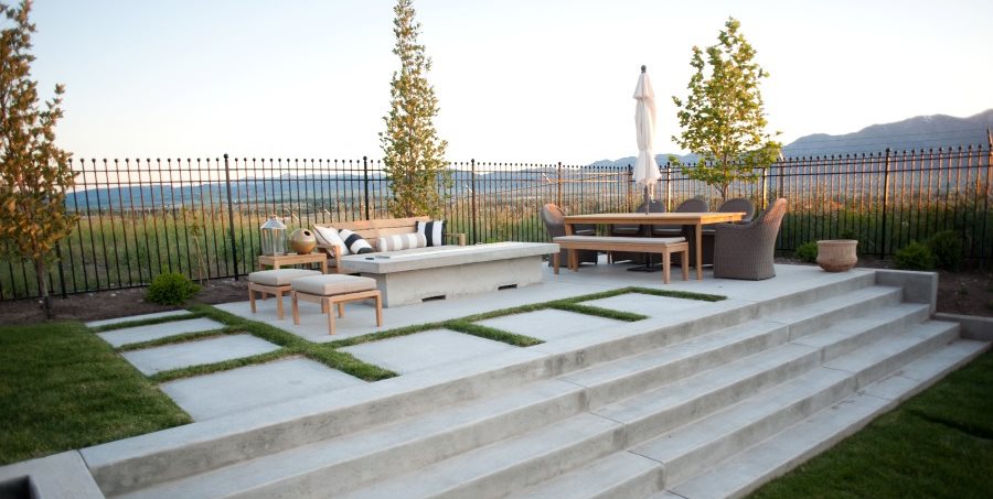 Concrete Patio Design Ideas And Cost Landscaping Network