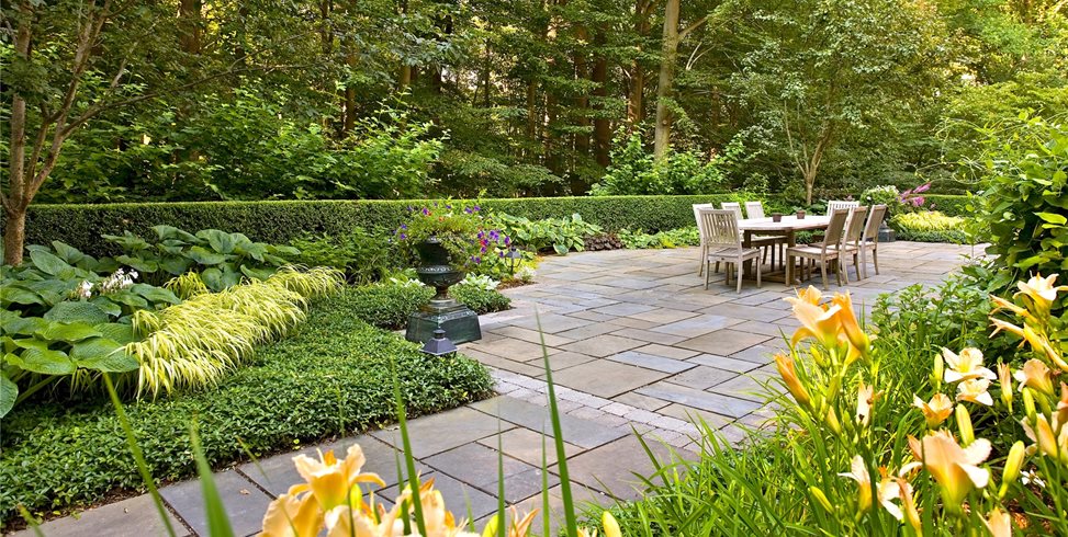 Patio, Big, Dining, Table, Stone, Urn, Green
Patio
Liquidscapes
Pittstown, NJ