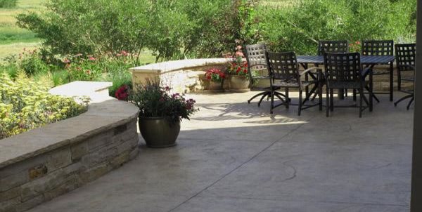 Concrete Patio Design Ideas And Cost Landscaping Network