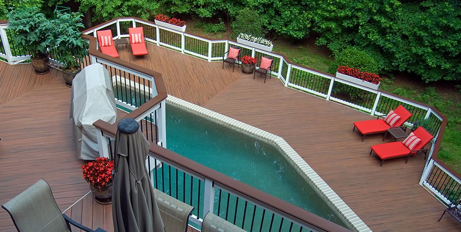 Deck With Pool, Multi Level Deck
Peach Tree Decks & Porches
Atlanta, GA