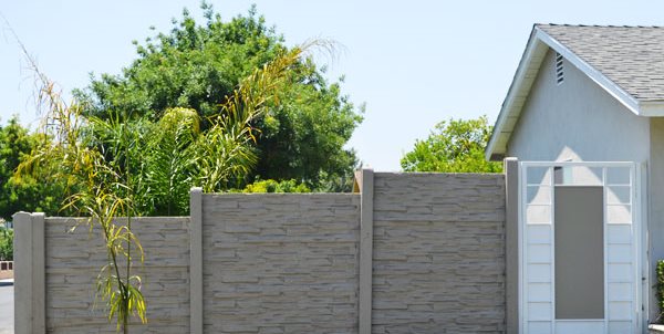 Precast Concrete Fencing Landscaping Network - Block Wall Fence Designs